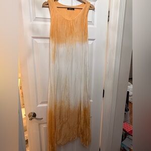 Ombre Silk viscose Maxi Dress made in Italy. New without tags